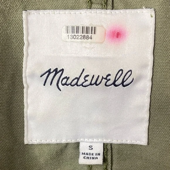 Madewell Passage Jacket in Army Green Sz S